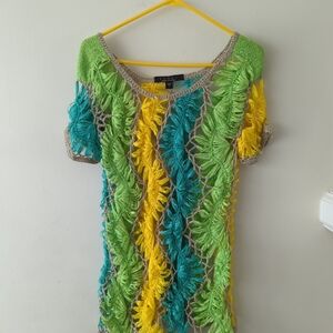 Fever hand crochet over the bathing suit cover